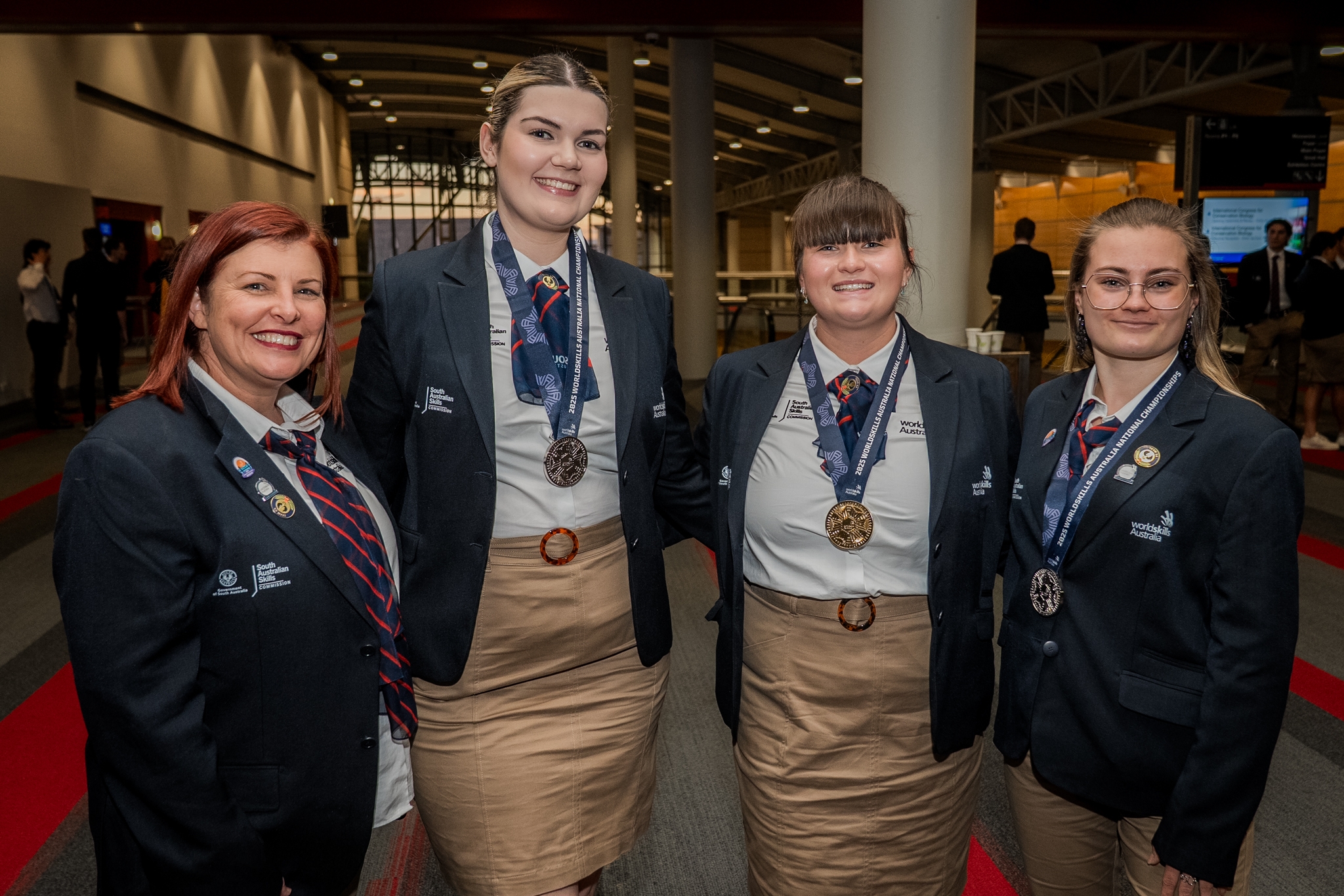 Girls medallists Team SA